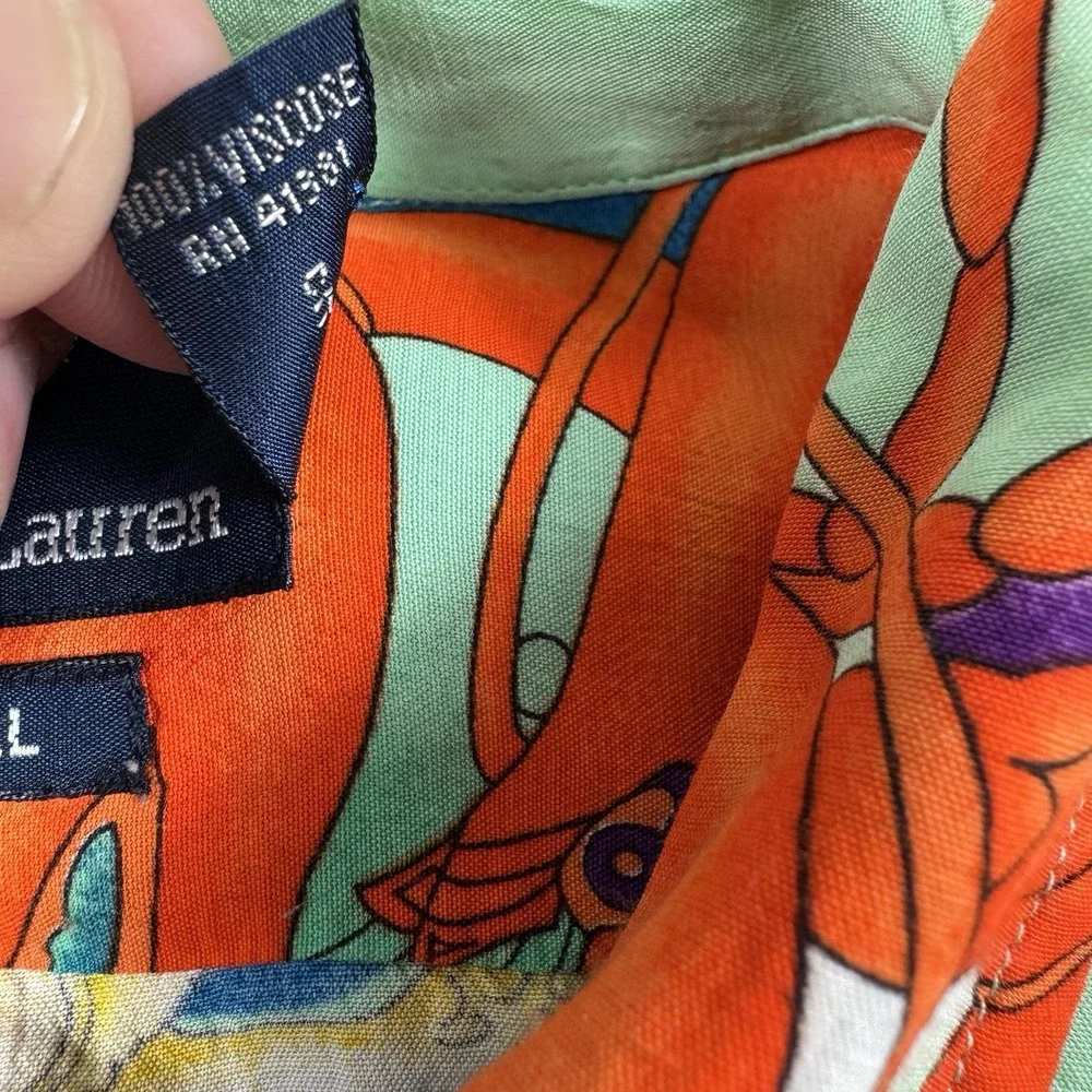 Polo Ralph Lauren Caldwell Lobster Marlin Loop Collar Button From Size Medium
